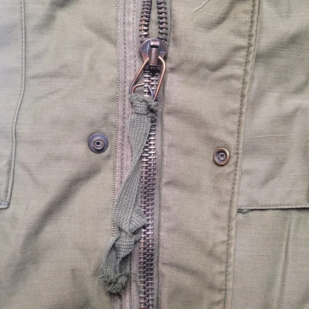 Vintage Alpha Industries M65 Field Jacket Small Short OG107 Vietnam Era Military